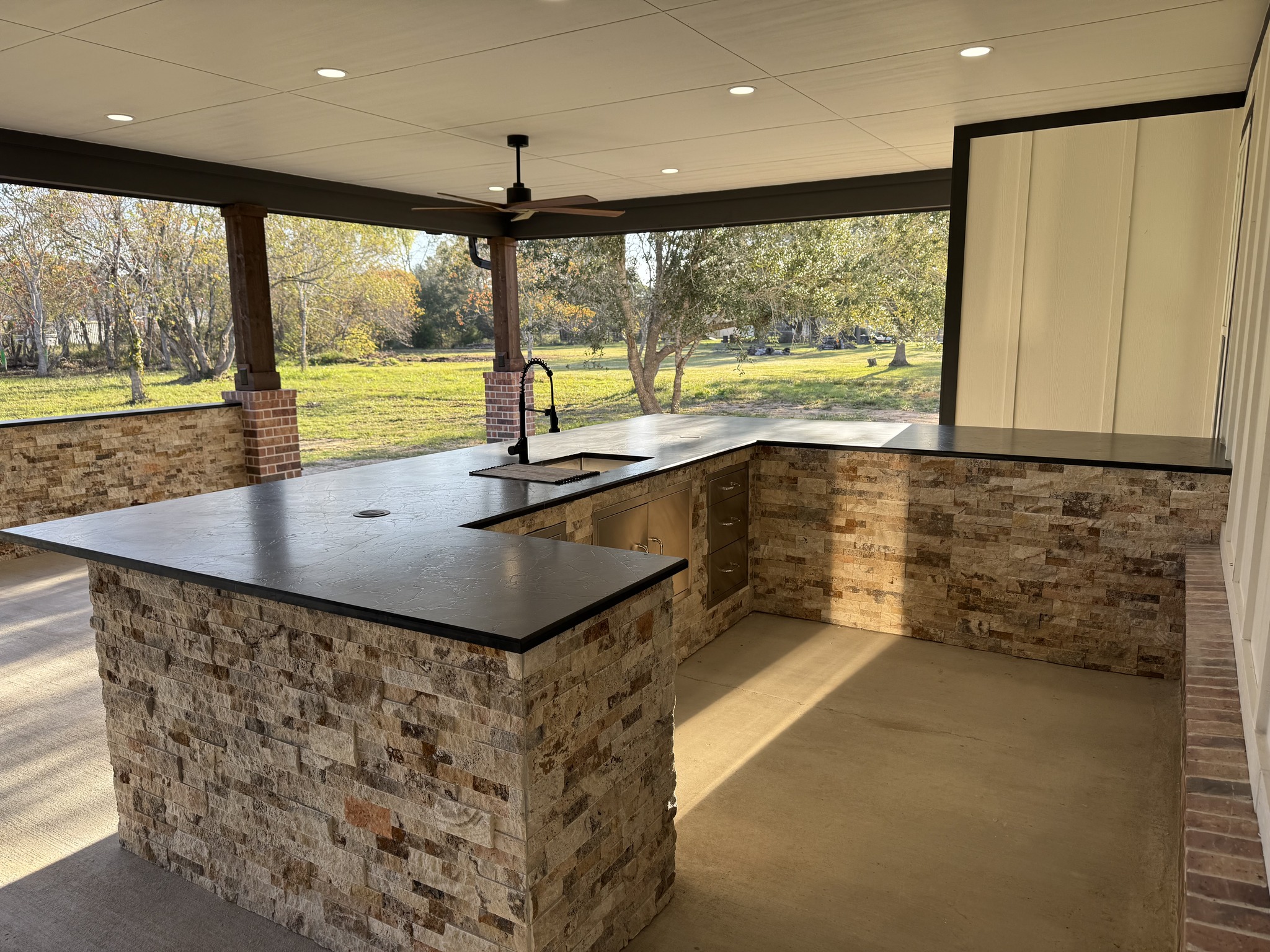 Hawkeye Construction custom home project Fort Bend County