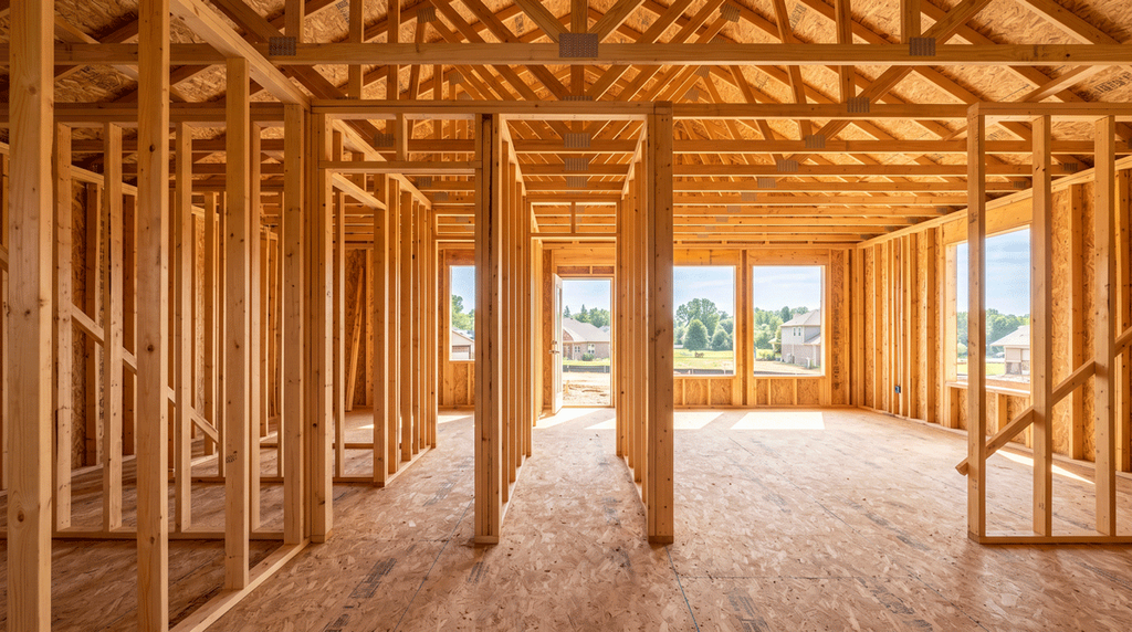 Design and planning stage of a custom home.