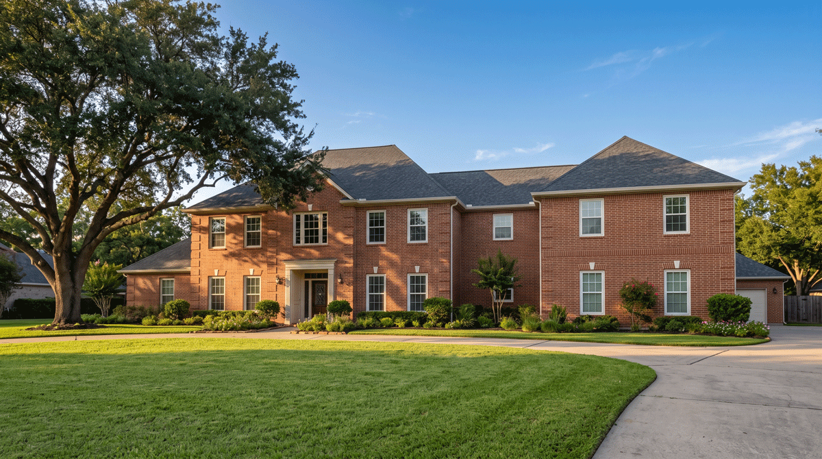Large-scale home addition in Fort Bend County.