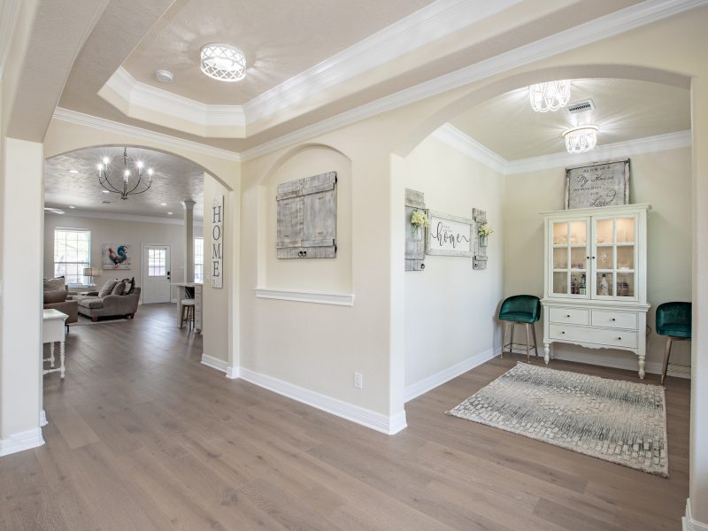 Custom home interior by Hawkeye Construction Fort Bend County